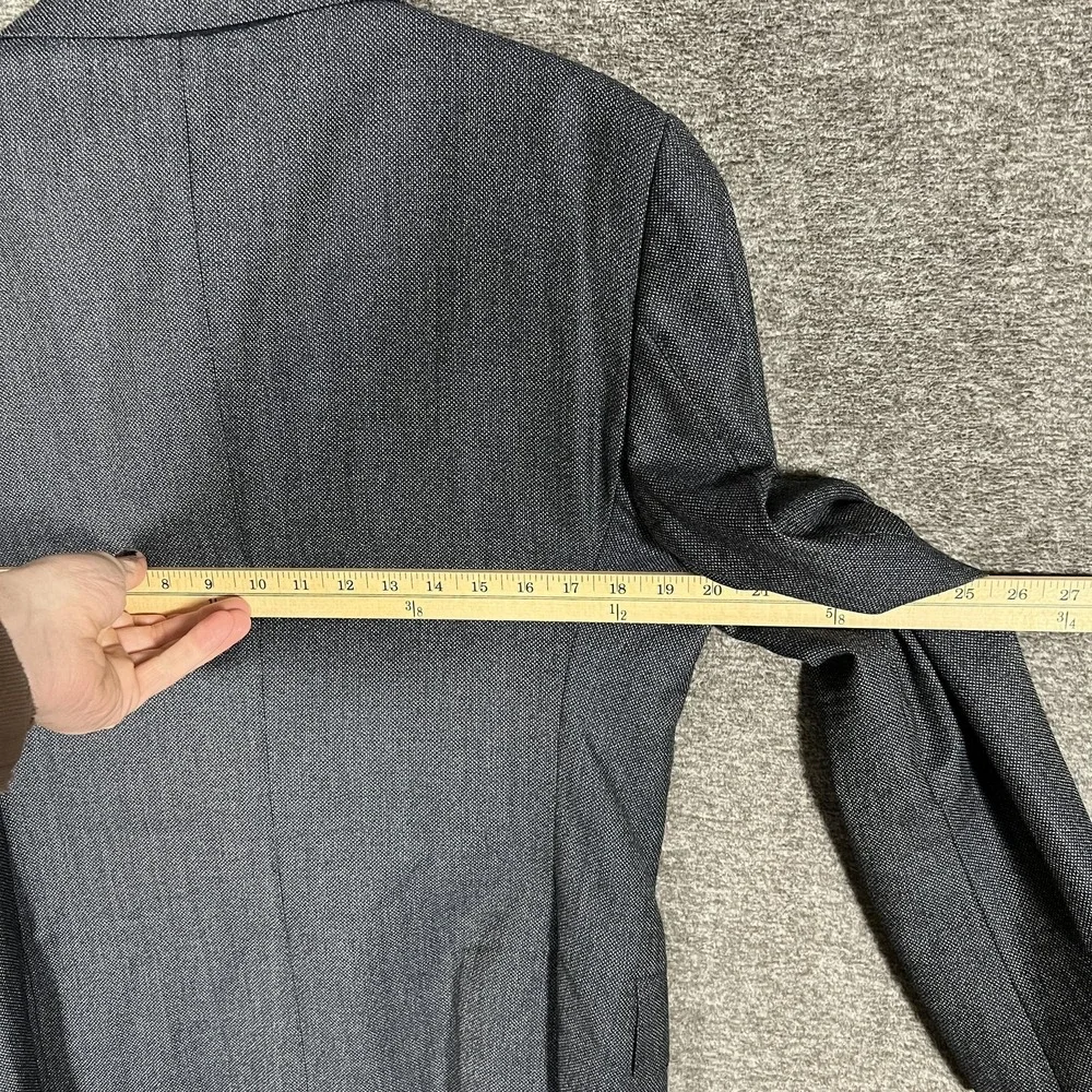 Suitsupply Lazio Blazer Mens 50 (US 40)‎ Gray Wool Slim Fit Sport Coat Guabello